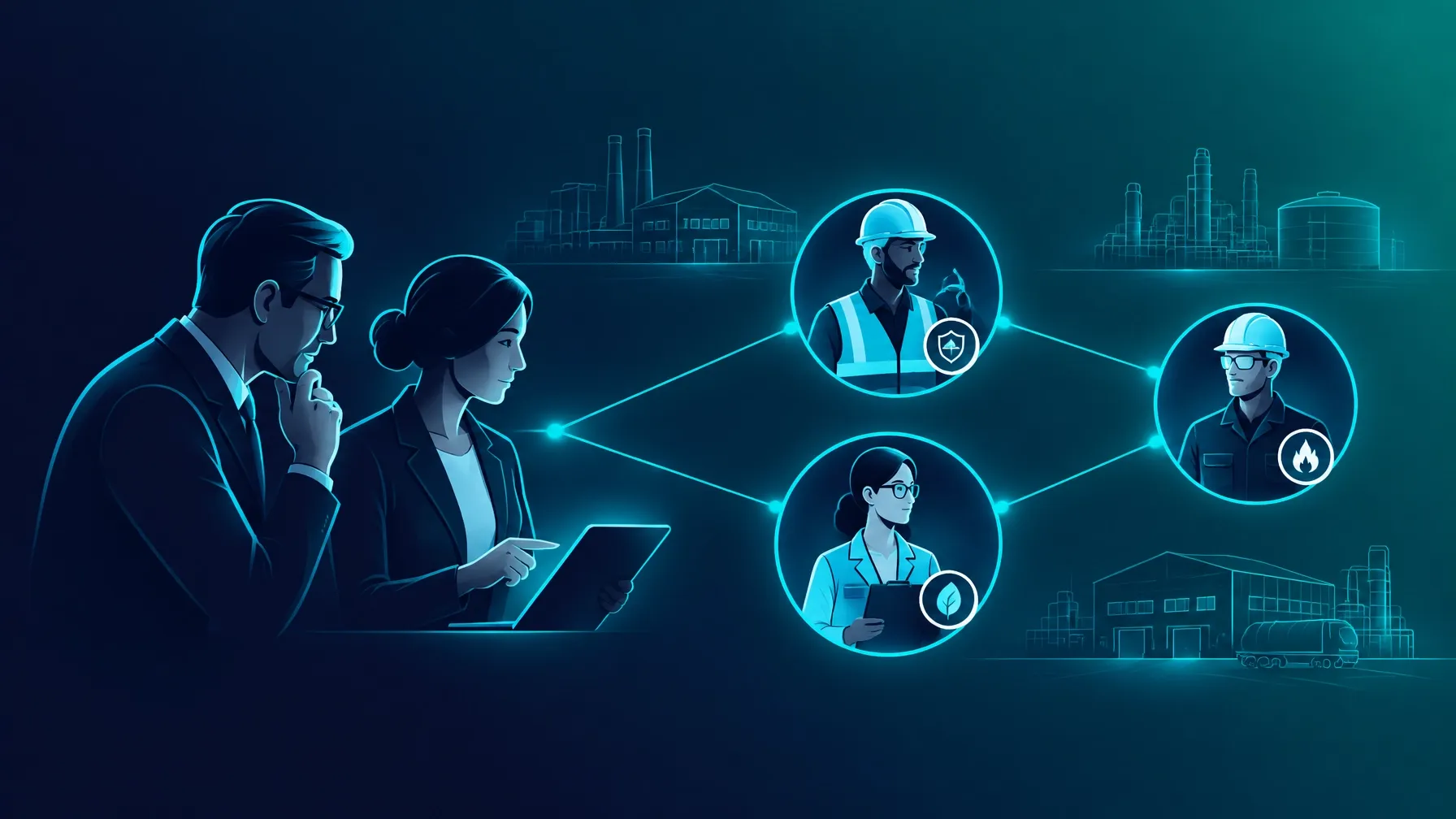 A recruiter and hiring manager identify a small, varied pool of manufacturing safety candidates